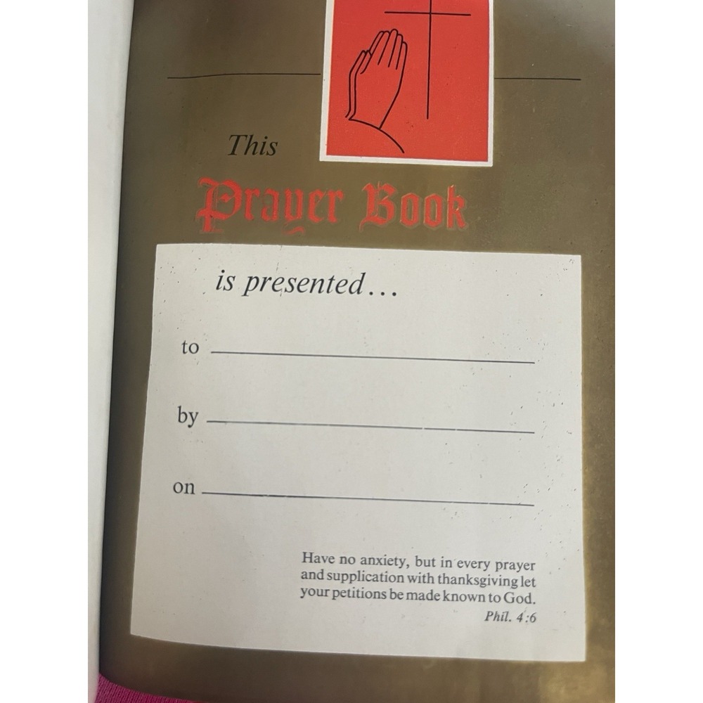 The Prayer Book May 10, 1954 Catholic Press Ancient Modern Teaching Baptism Gift - Picture 12 of 13